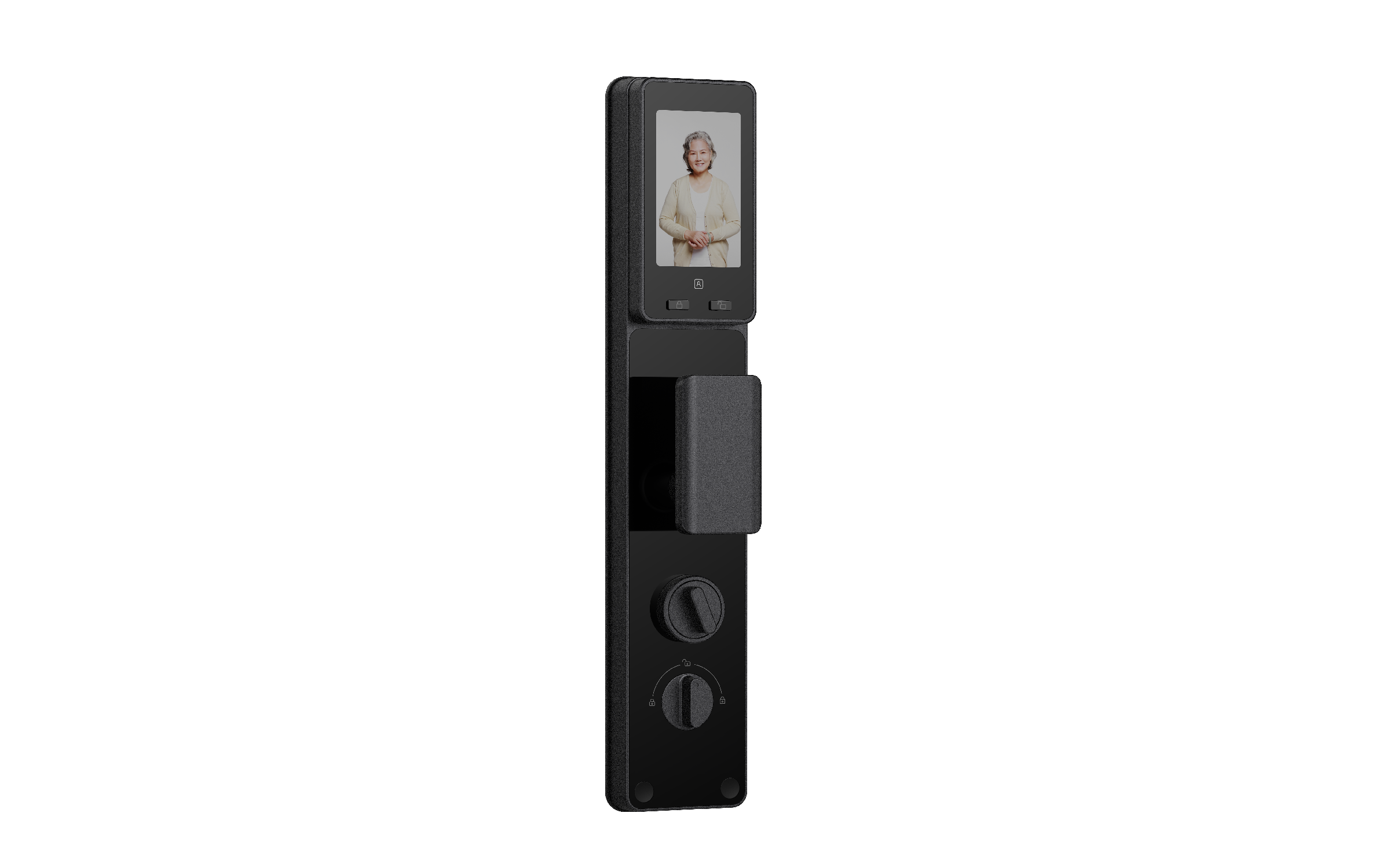 Khoá cửa thông minh T03 Max màu đồng — Nhận diện khuôn mặt 3D